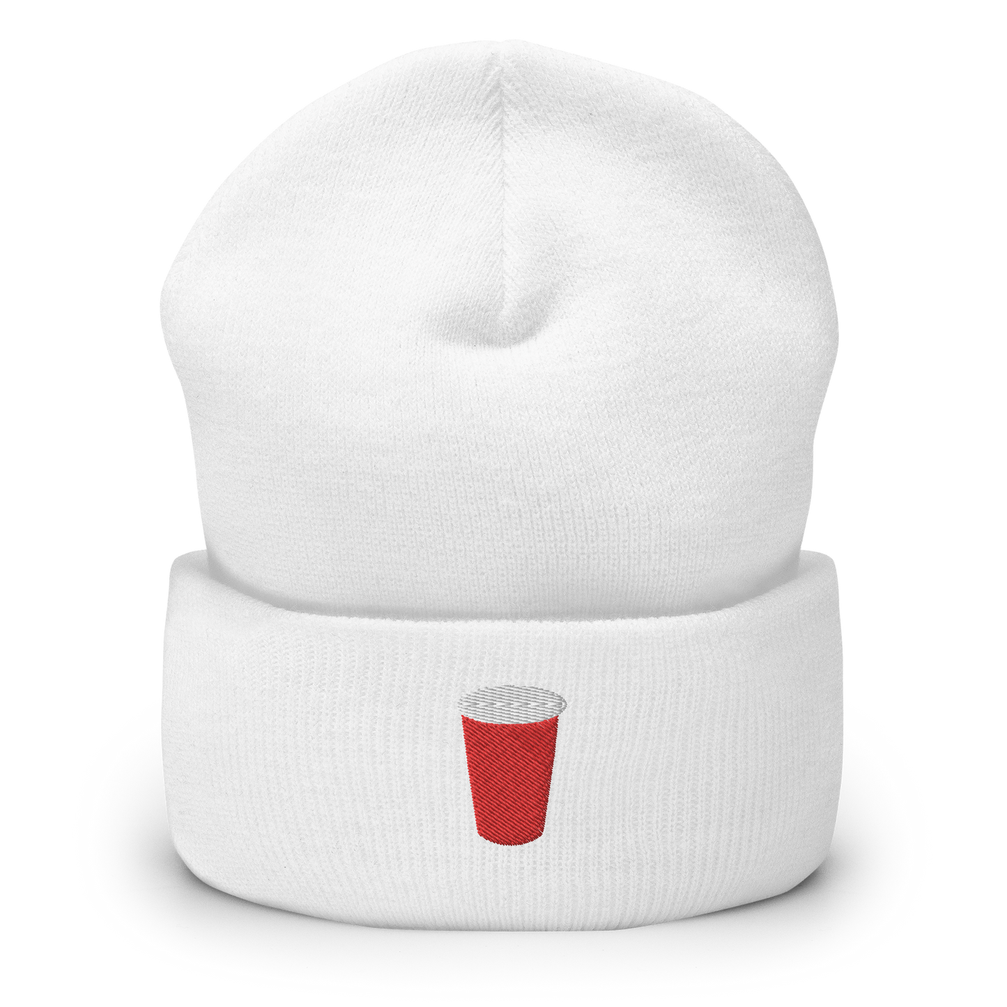 Red Solo Cup Cuffed Beanie