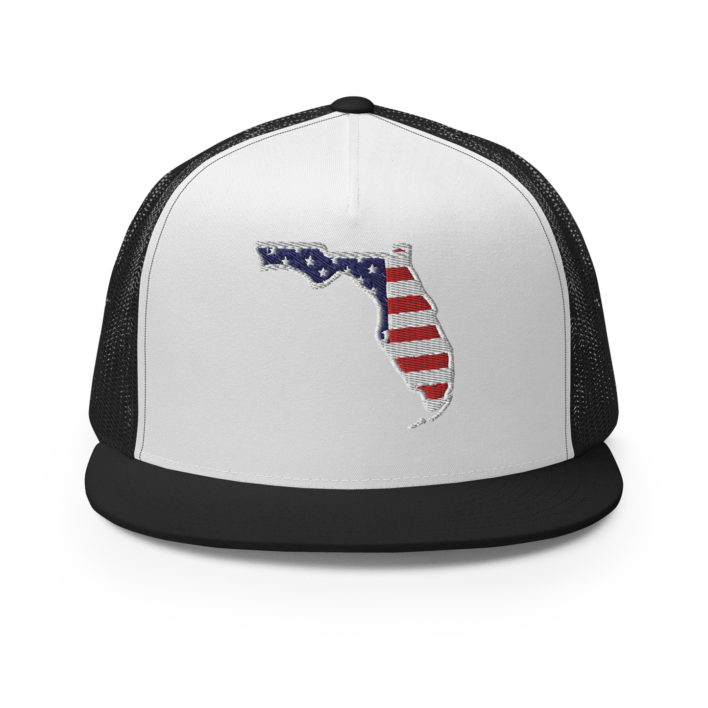 Florida American Flag 5 Panel Trucker Hat