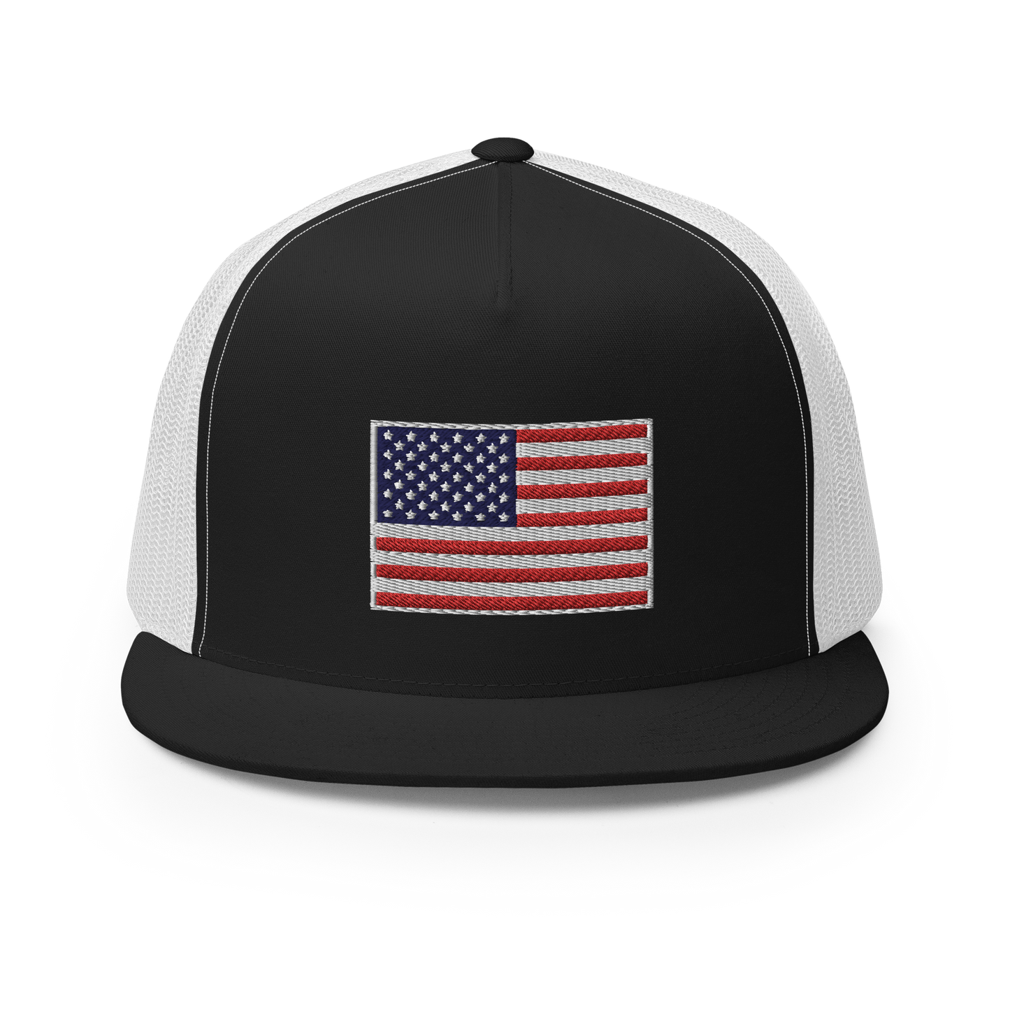 American Flag 5 Panel Trucker Hat