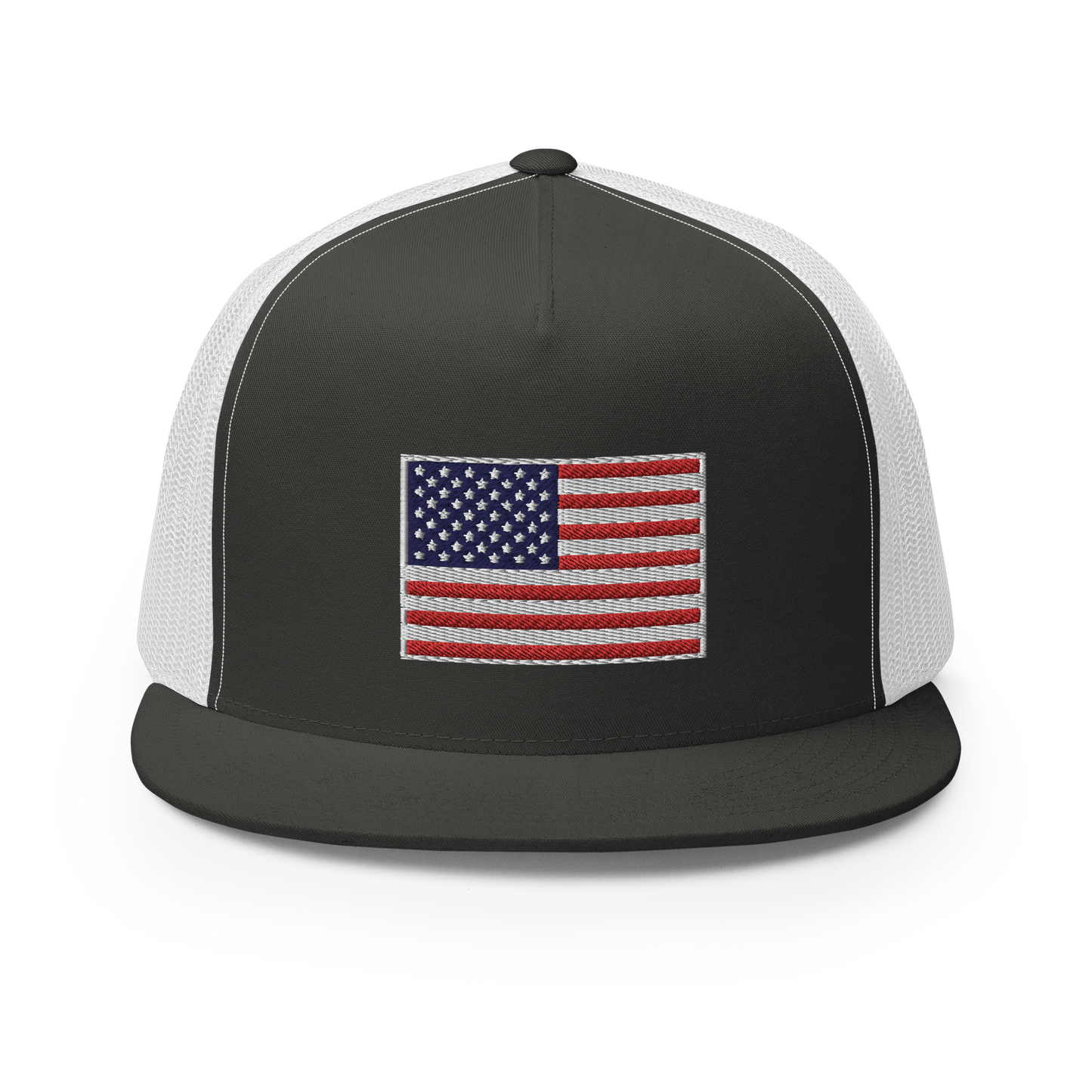 American Flag 5 Panel Trucker Hat