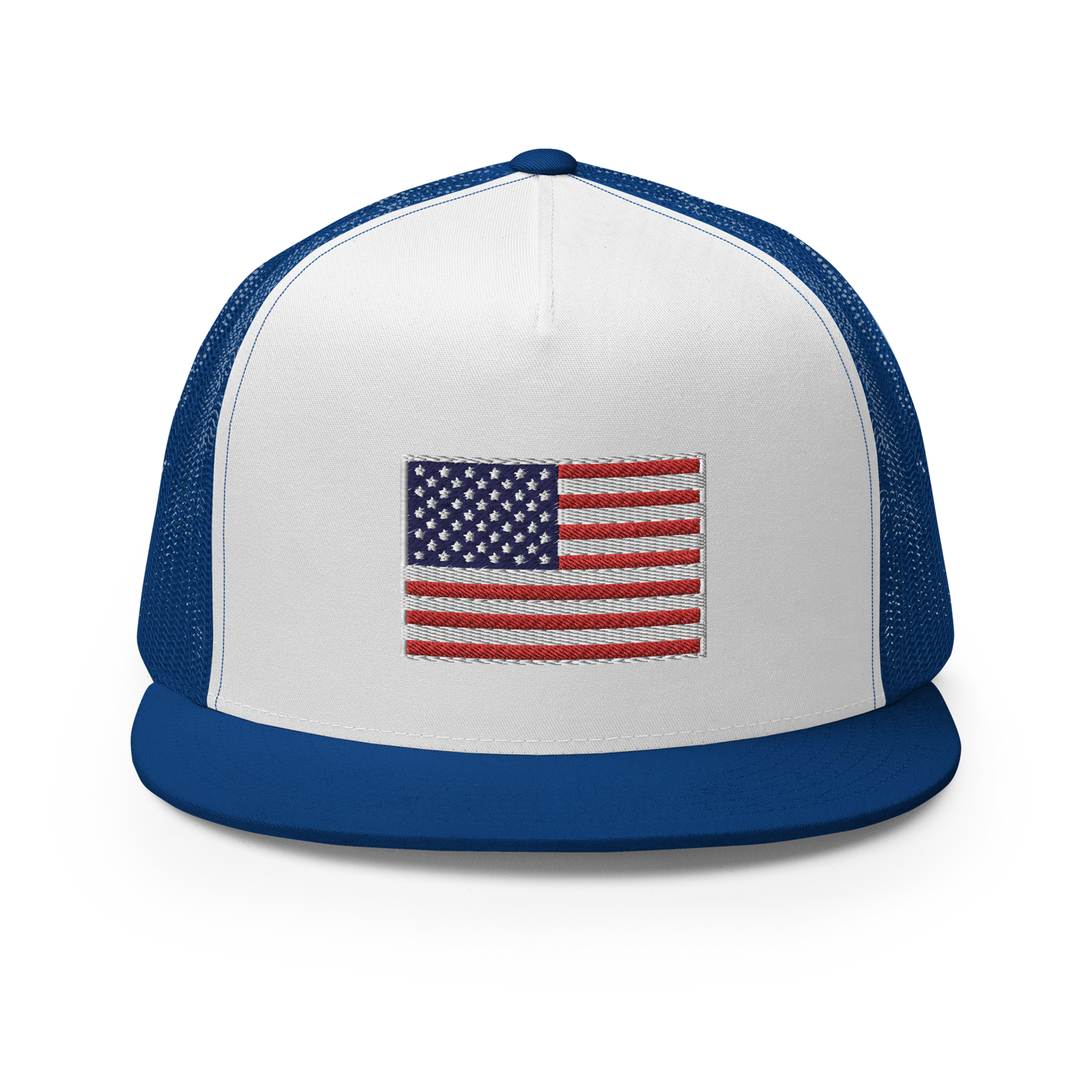 American Flag 5 Panel Trucker Hat