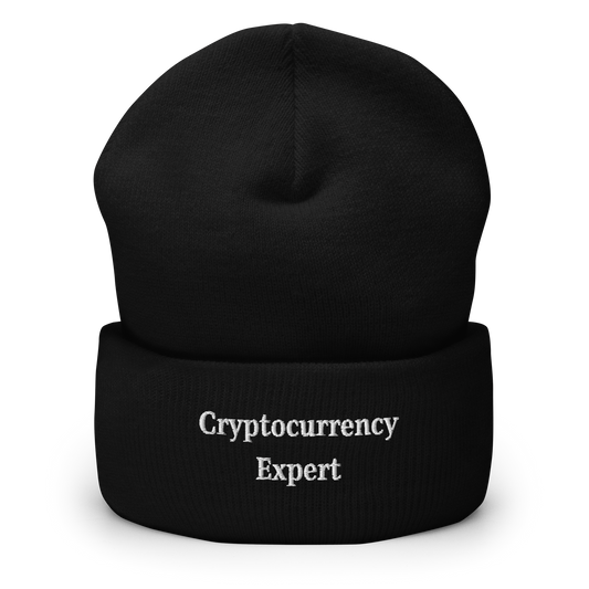 Cryptocurrency Expert Cuffed Beanie