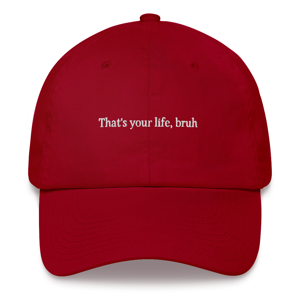 That's Your Life Cap