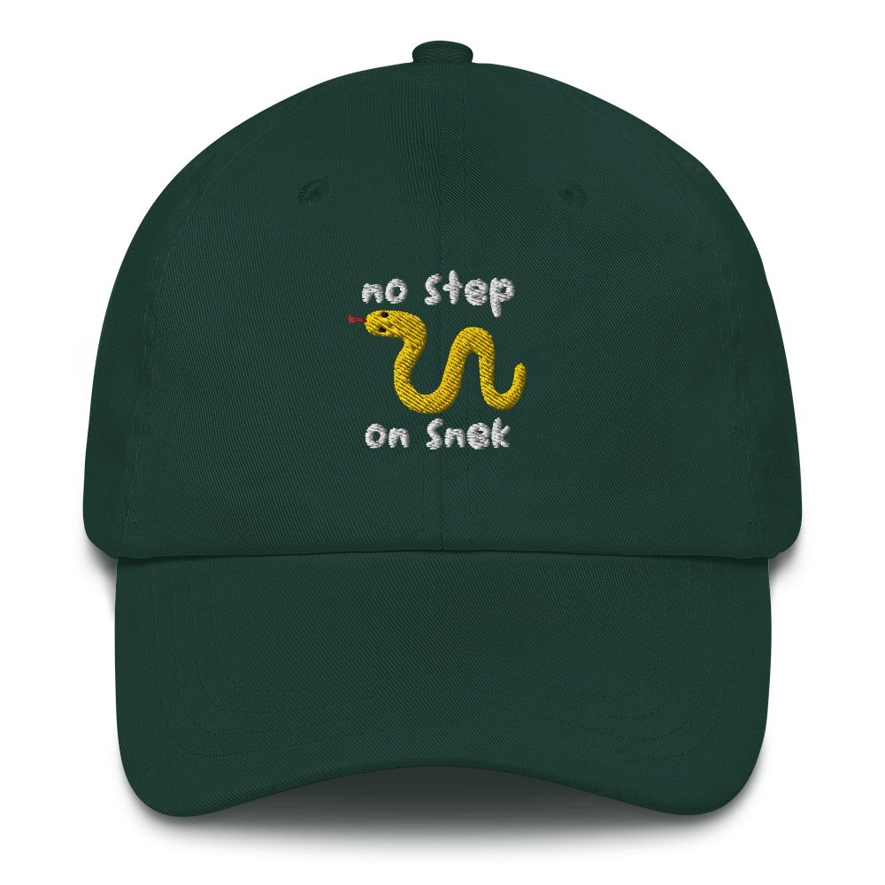 No Step on Snek Cap