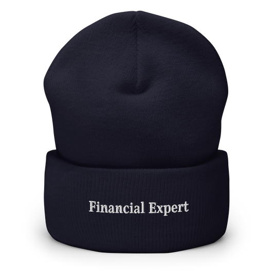 Financial Expert Cuffed Beanie