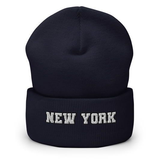 New York Cuffed Beanie